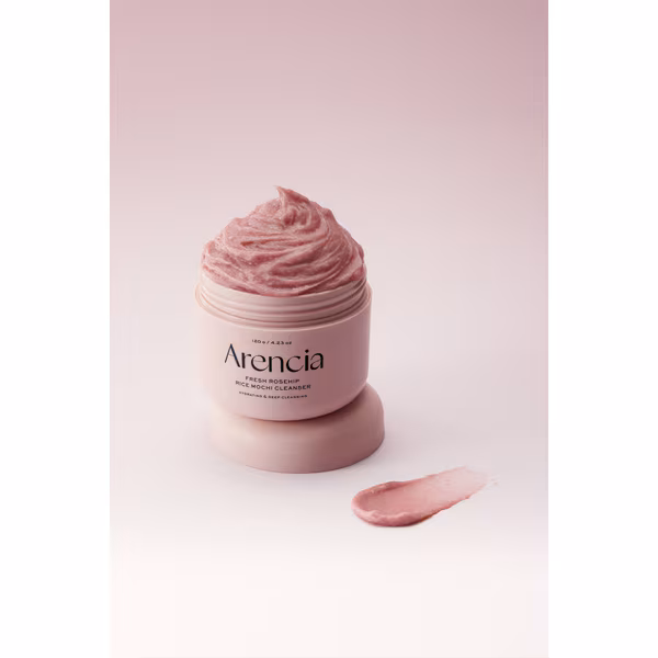 Arencia Fresh Rosehip Rice Mochi Cleanser 120g - Image 2