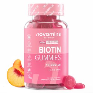 Novomins Biotin Peach (60 Gummies)